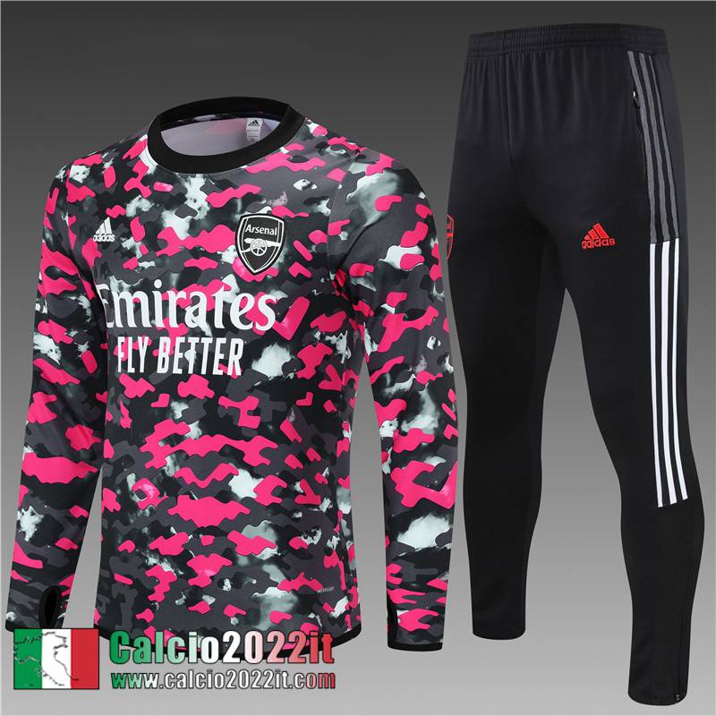 Arsenal Tute Calcio Rosa grigio 2021 2022 Bambino TK119