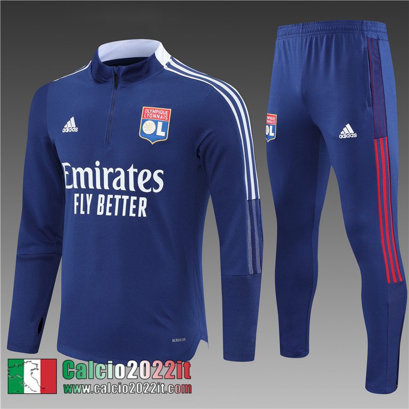 Olympique Lyon Tute Calcio blu 2021 2022 Bambino TK130