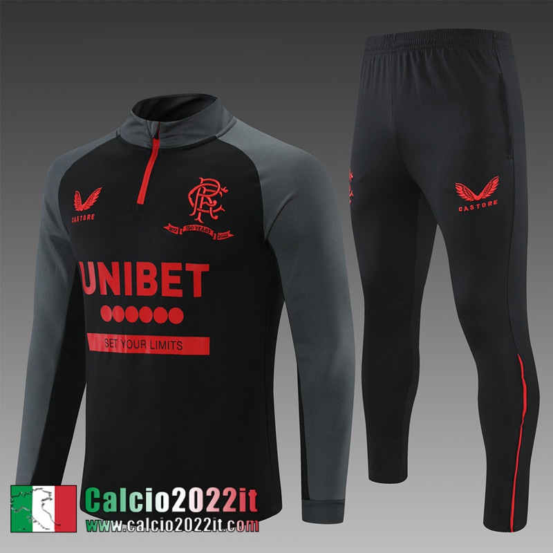 Rangers Tute Calcio Nero 2021 2022 Bambino TK133