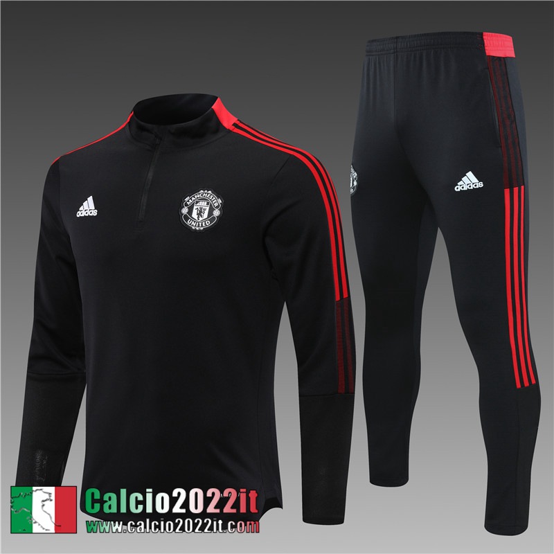 Manchester United Tute Calcio Nero 2021 2022 Bambino TK143