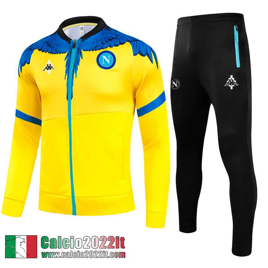 SSC Naples Full-Zip Giacca giallo 2021 2022 Bambino TK157