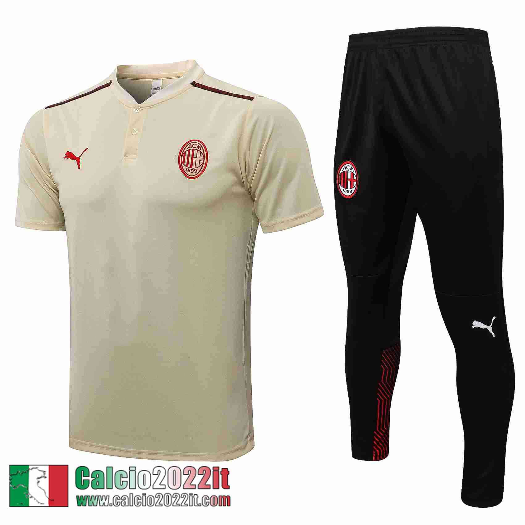 AC Milan Polo albicocca Uomo 2021 2022 PL219