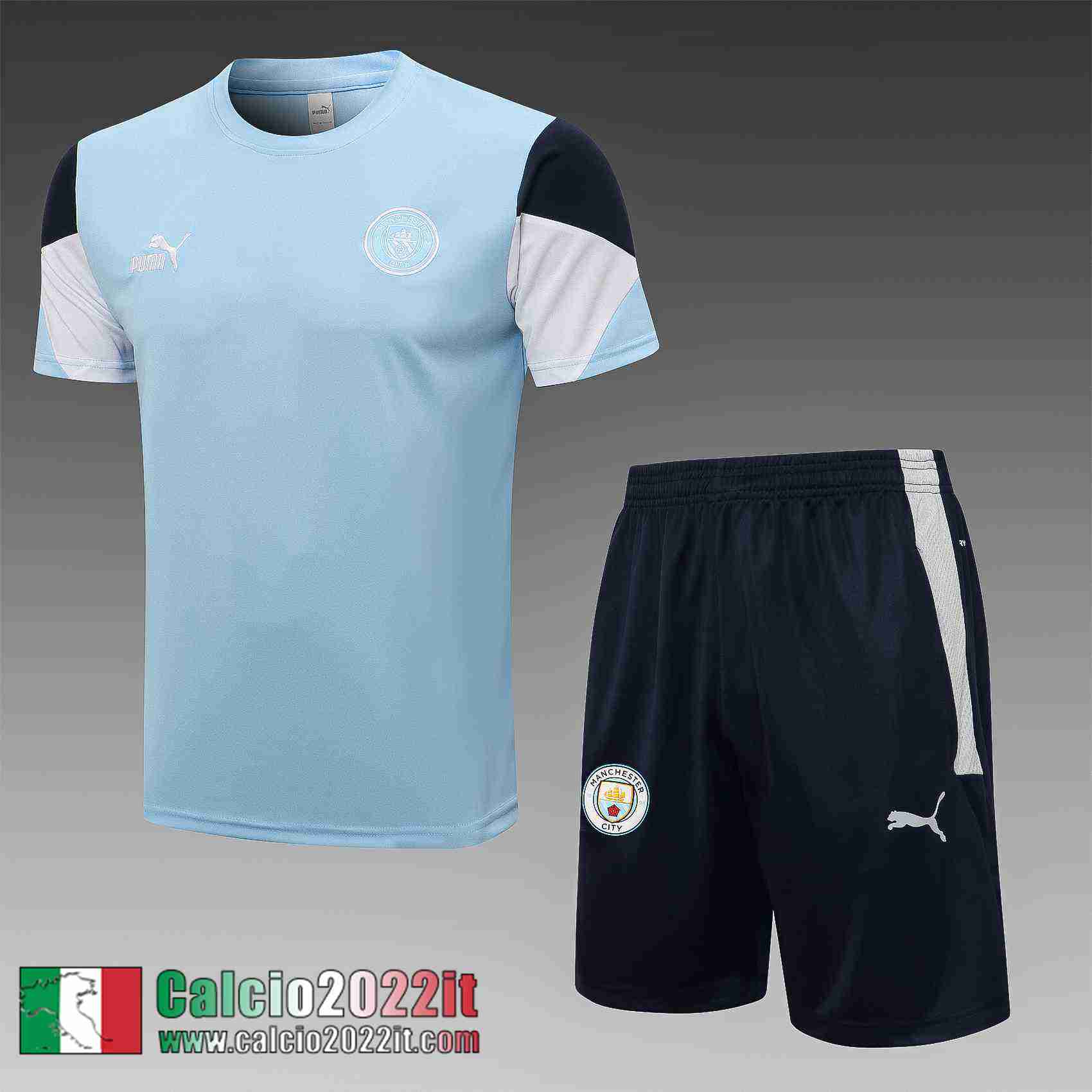 Manchester City T-shirt cielo blu Uomo 2021 2022 PL244