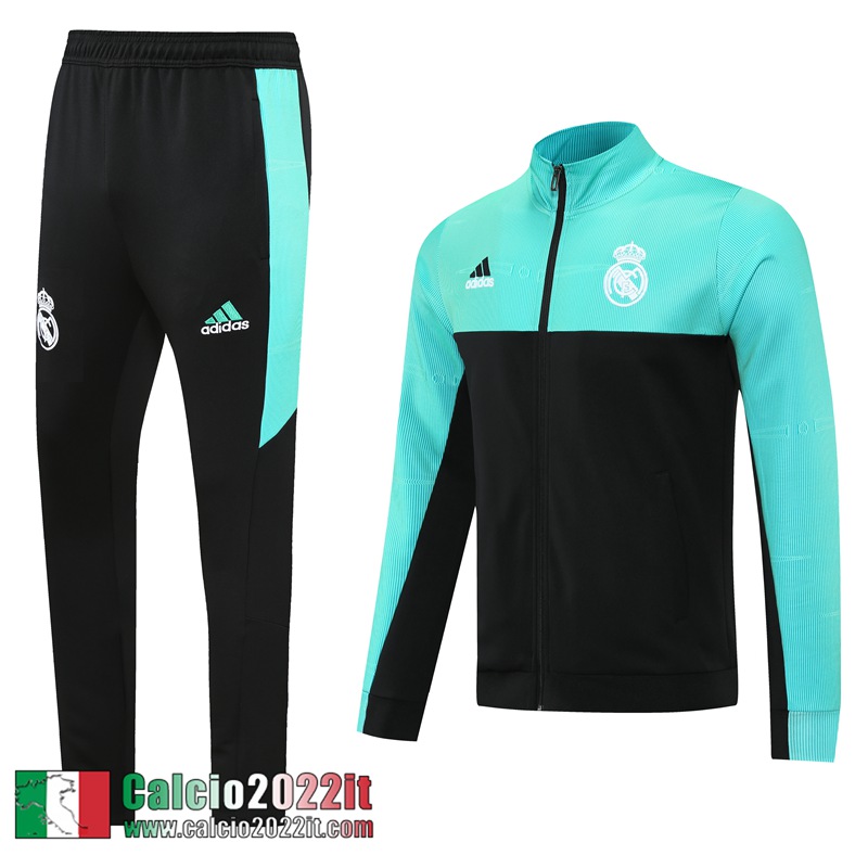 Real Madrid Full-Zip Giacca blu scuro Uomo 2021 2022 JK268