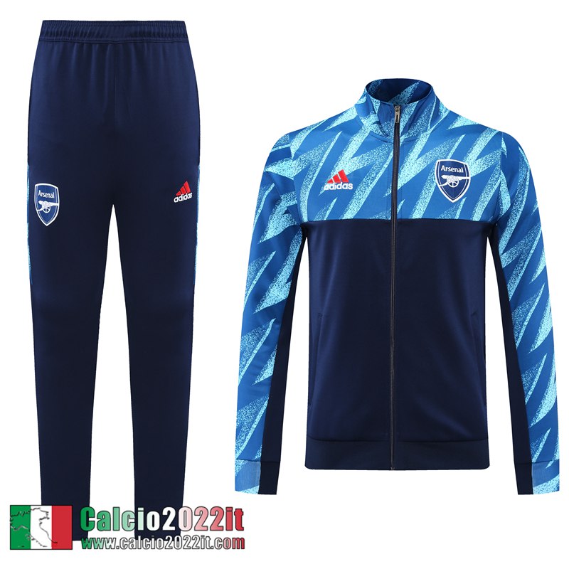 Arsenal Full-Zip Giacca blu Uomo 2021 2022 JK269