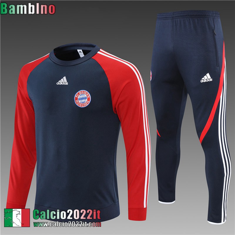 Bayern Monaco Tute Calcio blu Bambini 2021 2022 TK189