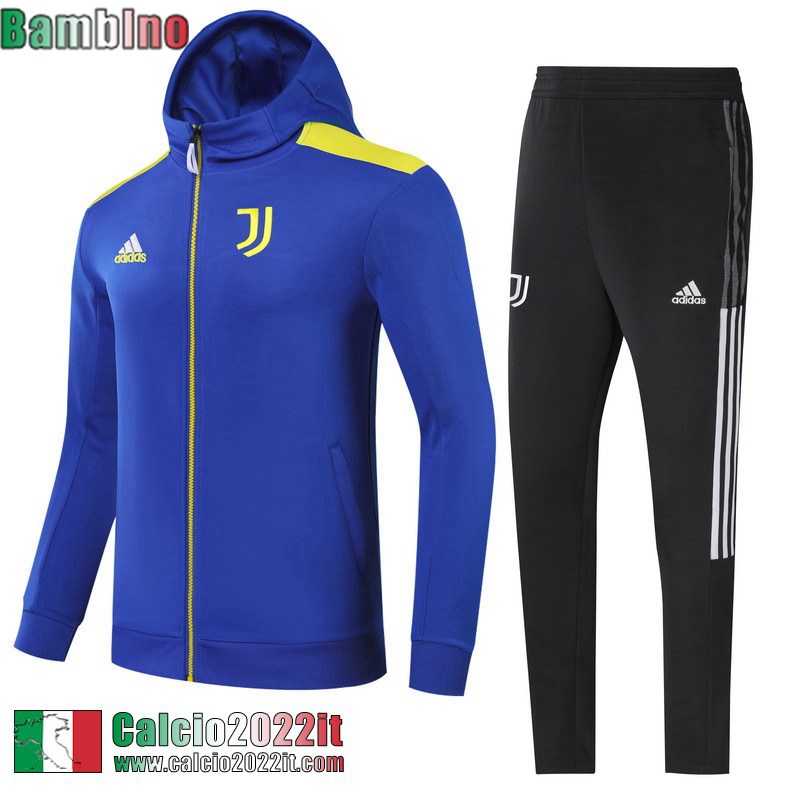 Juventus Full-Zip Giacca blu Bambini 2021 2022 TK213