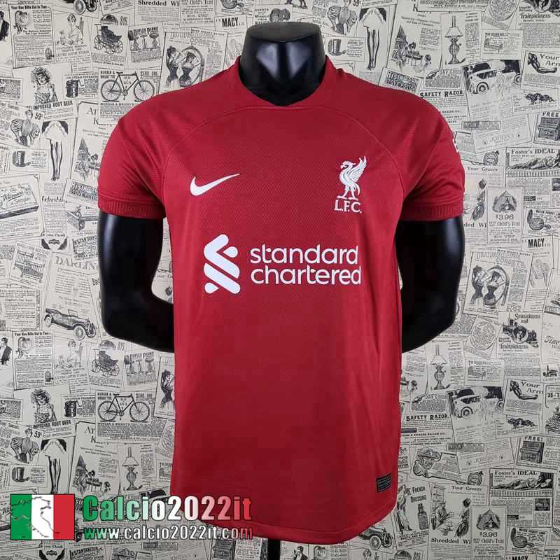 Liverpool Maglia Calcio Prima Uomo 22 23 Versione Trapelata