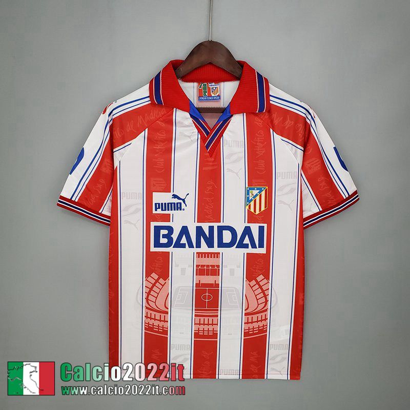 Atletico Madrid Maglia Calcio Retro Prima Uomo 96 97