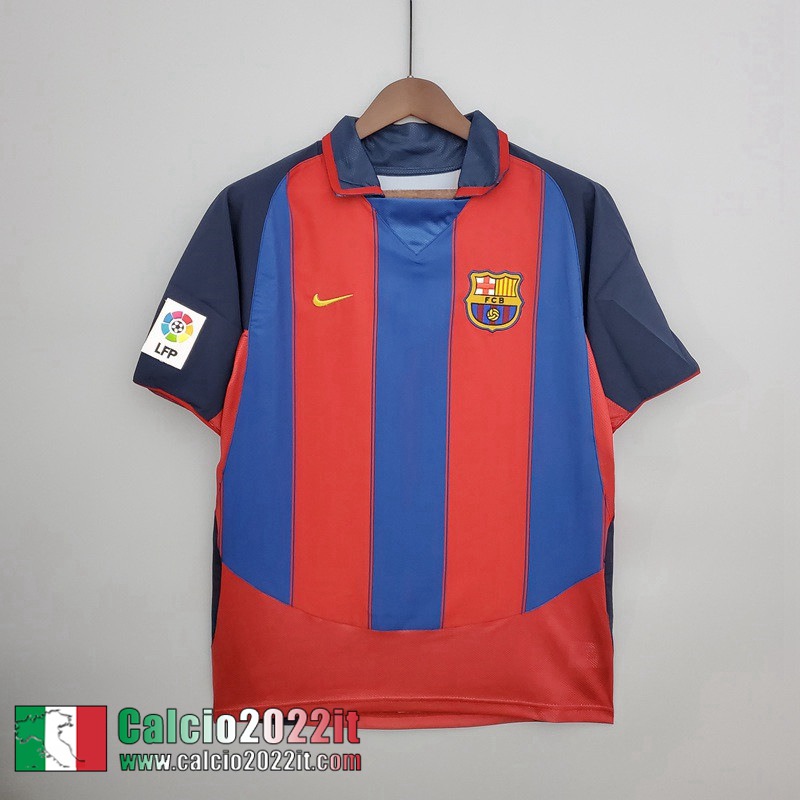 Barcellona Maglia Calcio Retro Prima Uomo 03 04