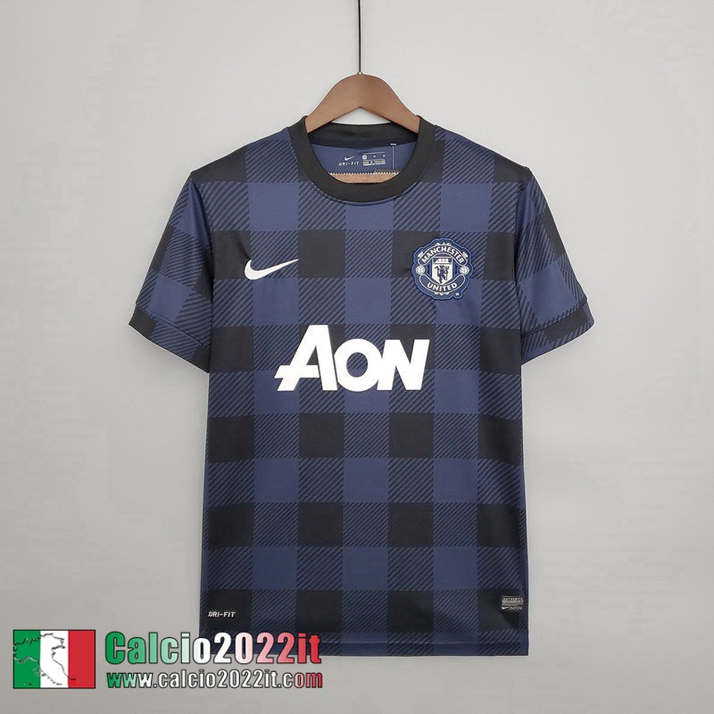 Manchester United Maglia Calcio Retro Seconda Uomo 13 14