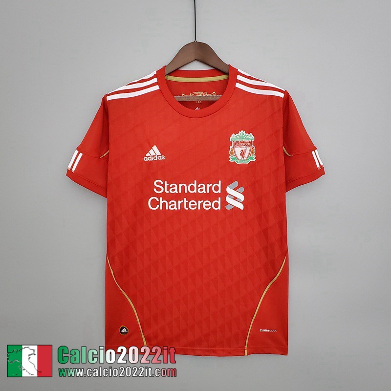 Liverpool Maglia Calcio Retro Prima Uomo 10 11