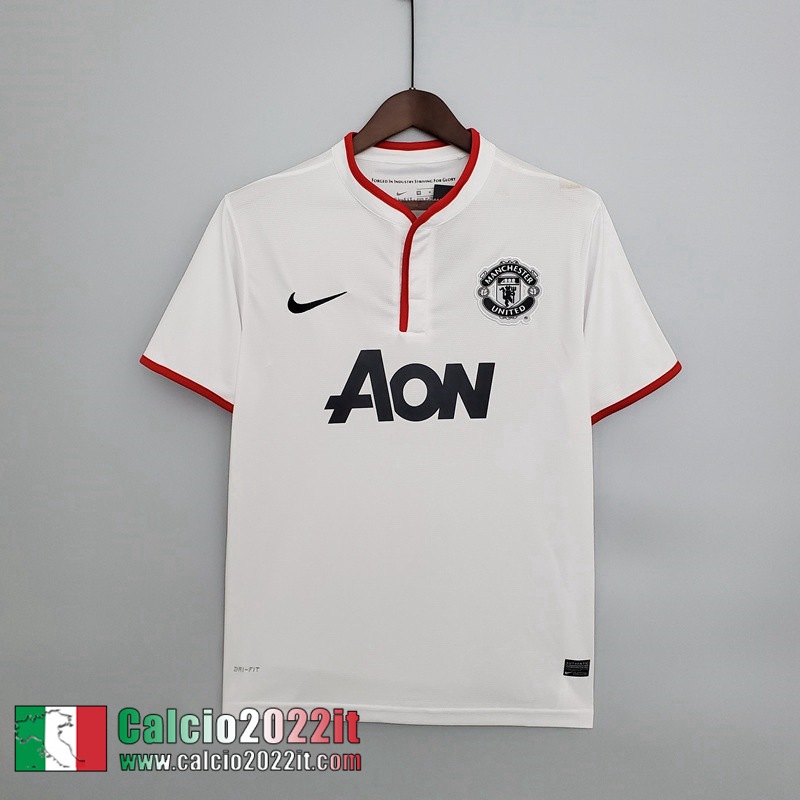 Manchester United Maglia Calcio Retro Seconda Uomo 13 14