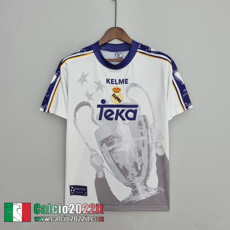 Real Madrid Maglia Calcio Retro Edizione commemorativa Uomo 97 98