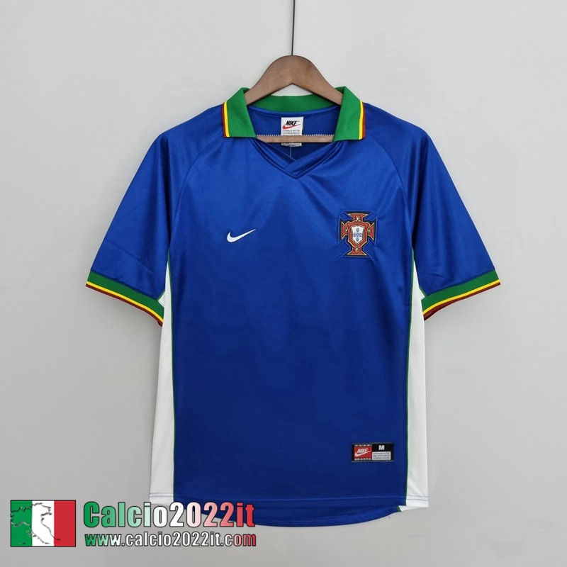 Portogallo Maglia Calcio Retro Seconda Uomo 1998