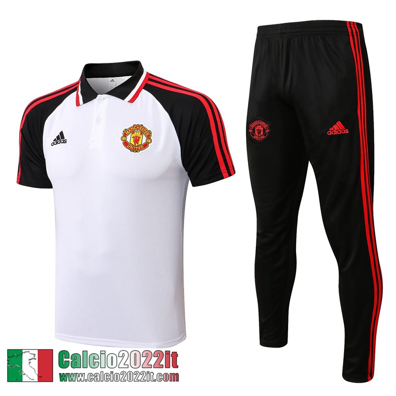 Manchester United Polo bianca Uomo 21 22 PL292