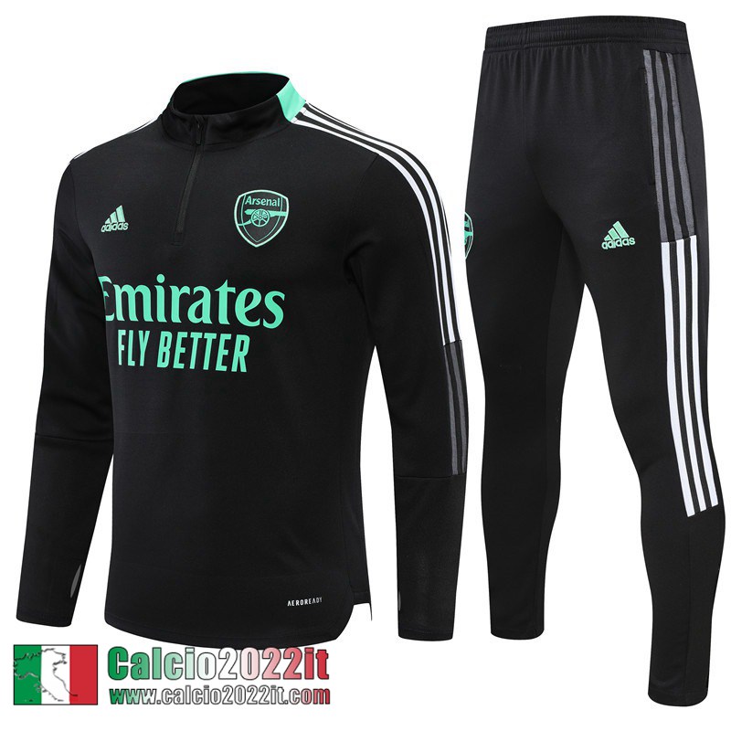 Arsenal Tute Calcio Nero Uomo 21 22 TG225