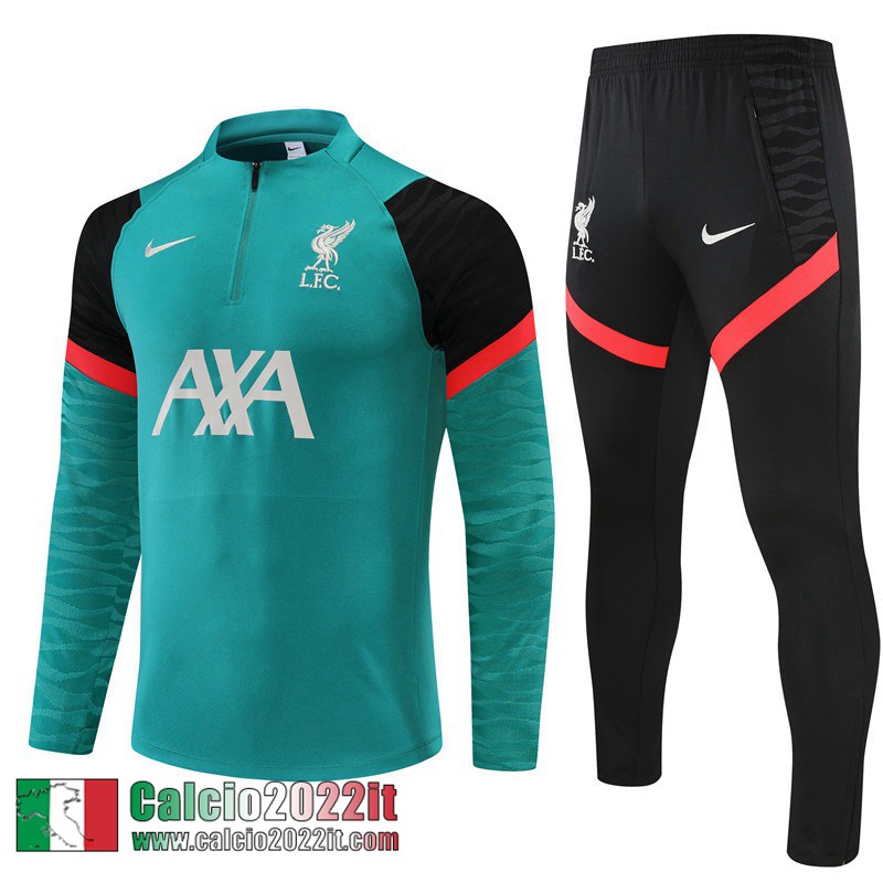 Liverpool Tute Calcio verde Uomo 21 22 TG227