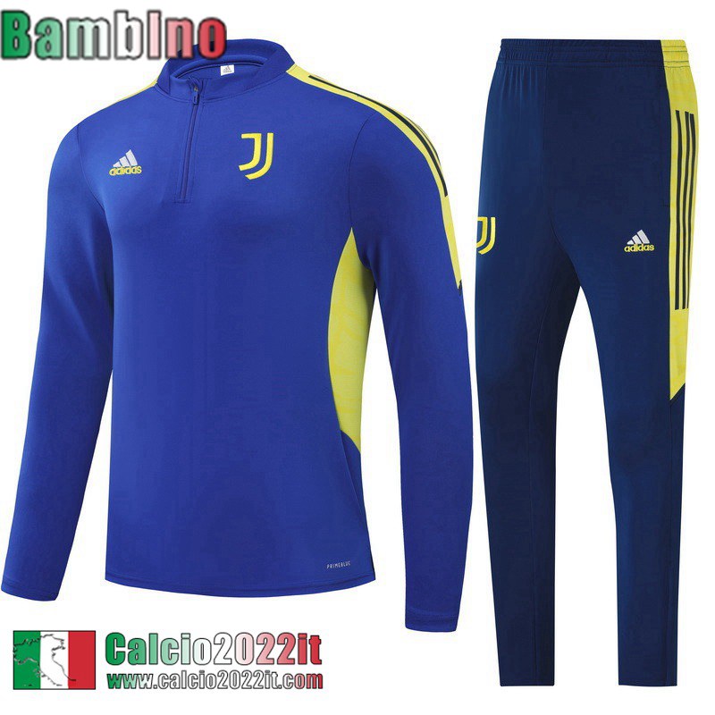 Juventus Tute Calcio blu Bambini 21 22 TK236