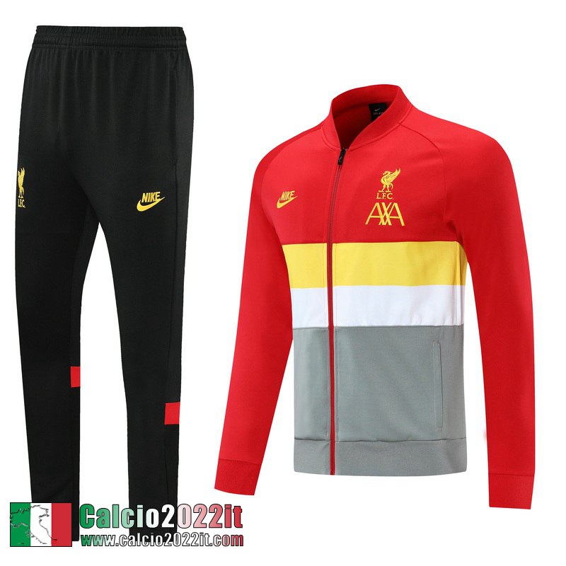 Liverpool Full-Zip Giacca Rossa Jk13 2021 2022