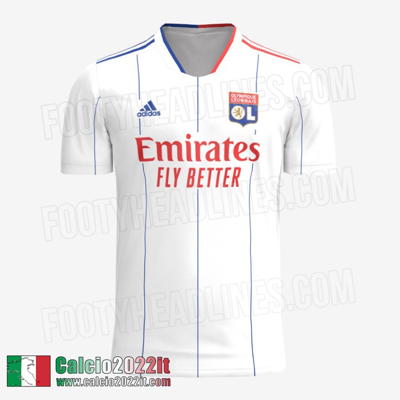 Prima Maglia Calcio Olympique Lione Versione Trapelata 2021 2022