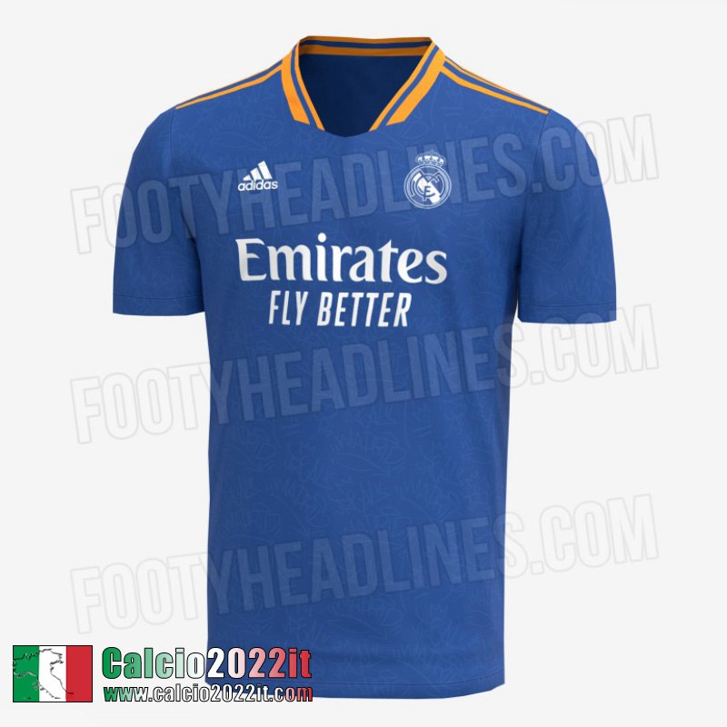 Seconda Maglia Calcio Real Madrid Versione Trapelata 2021 2022