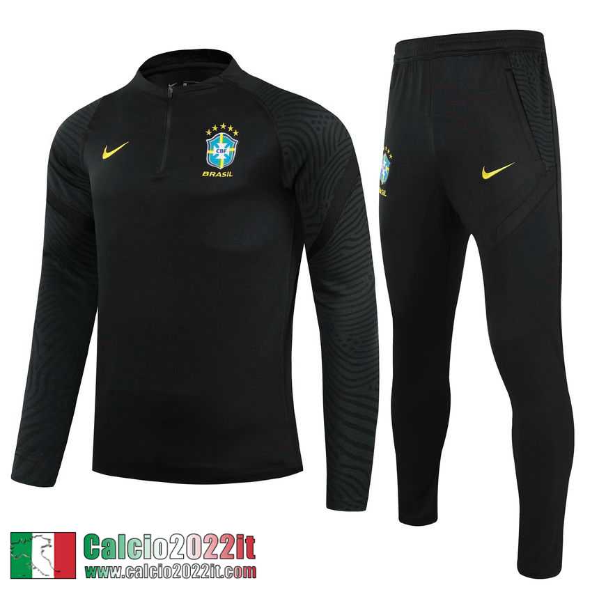 Brasile Tuta Calcio Nera Tg04 2021 2022