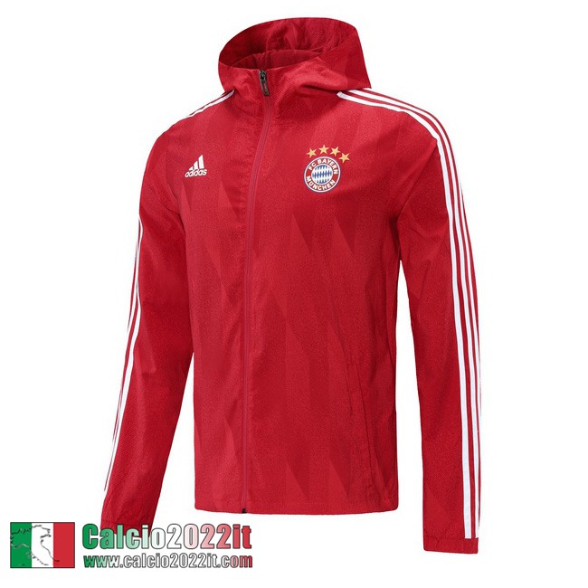 Bayern Monaco Giacca a vento Cappuccio Rossa Wk02 2021 2022