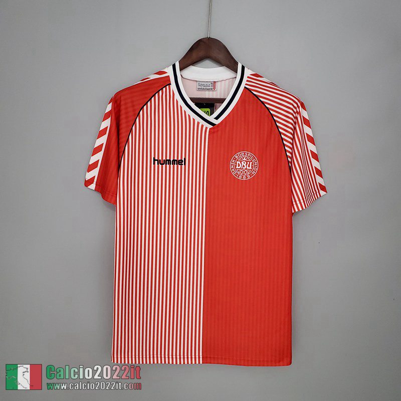 Prima Retro Maglie Calcio Denmark 1986 RE104