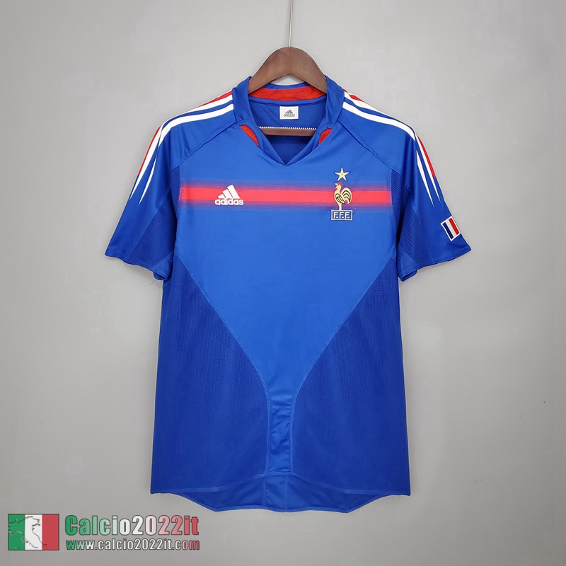 Prima Retro Maglie Calcio Francia 2004 RE96