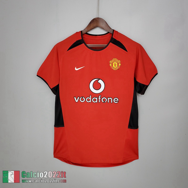 Prima Retro Maglie Calcio Manchester United 02/04 RE146