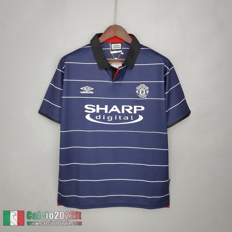 Seconda Retro Maglie Calcio Manchester United 99/00 RE125