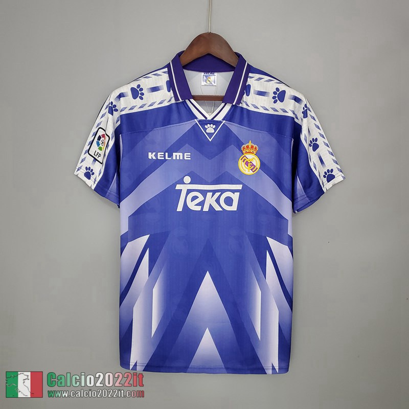 Seconda Retro Maglie Calcio Real Madrid 96/97 RE105