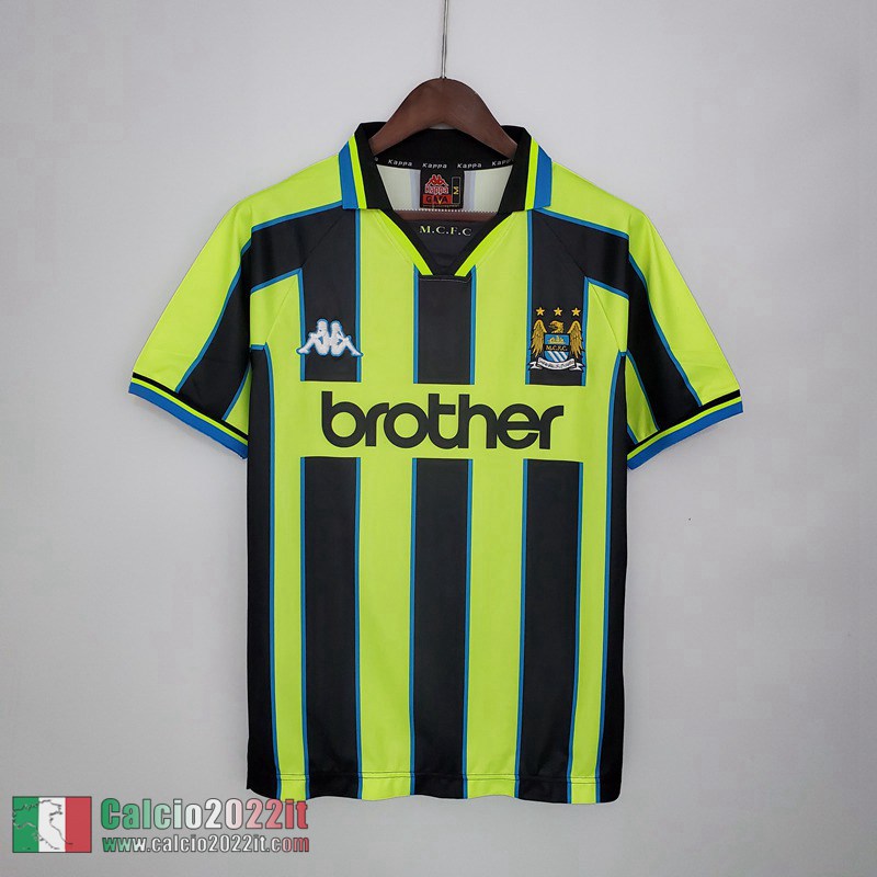 Seconda Retro Maglie Calcio Manchester City 98/99 RE76