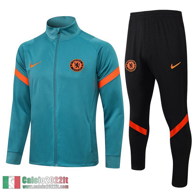 Chelsea Full-Zip Giacca Erba verde 2021 2022 JK42