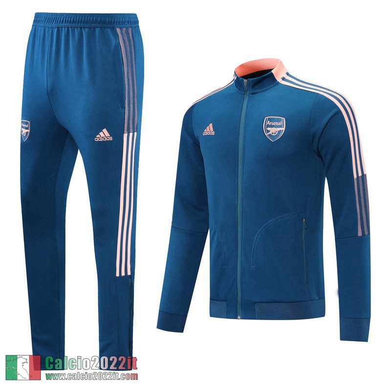 Arsenal Full-Zip Giacca zaffiro 2021 2022 JK47