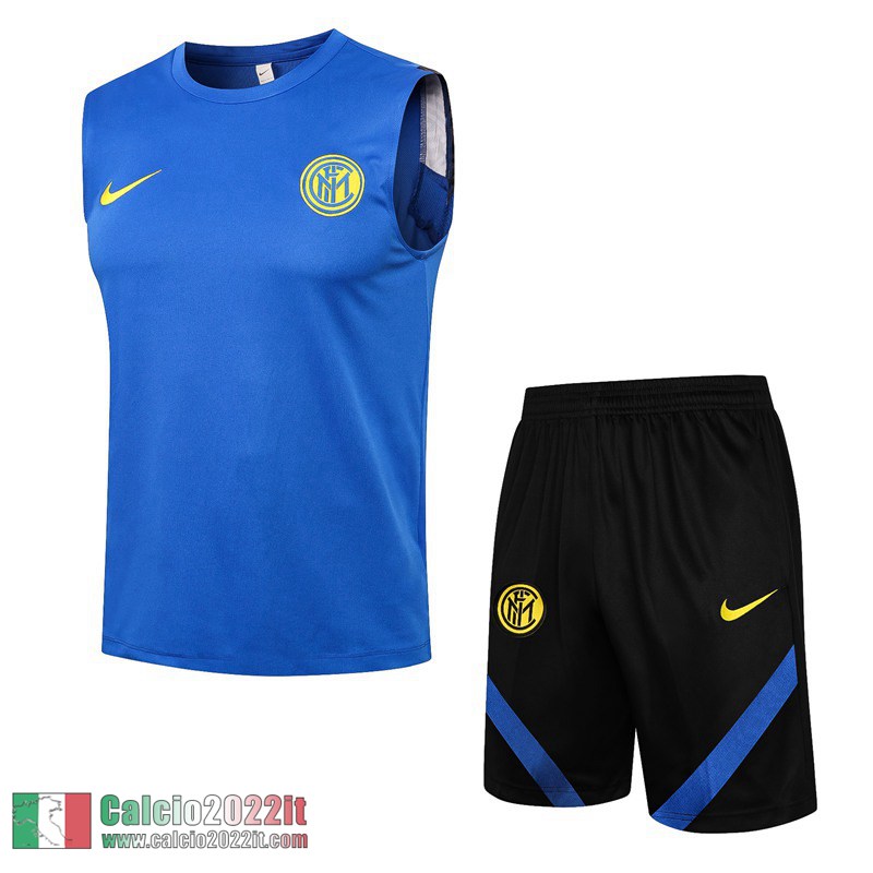 Inter Milan Maglia Senza Maniche Blu scuro 2021 2022 PL60