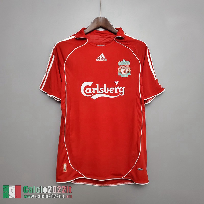 Prima Retro Maglie Calcio Liverpool 06/07 RE34