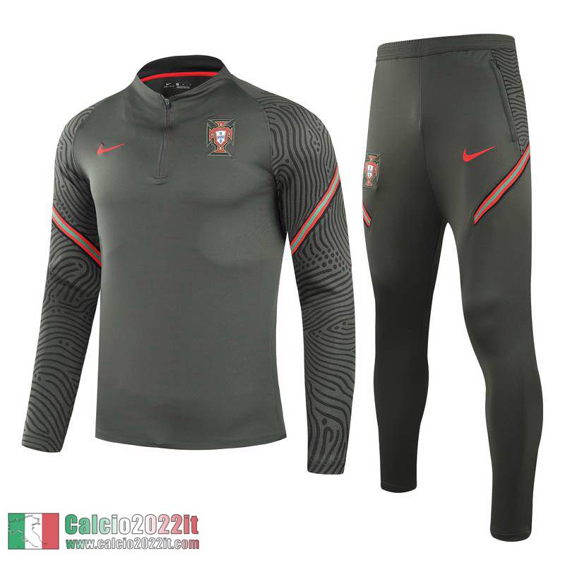 Portogallo Tuta Calcio Bambini Verde scuro 2021 2022 TK02