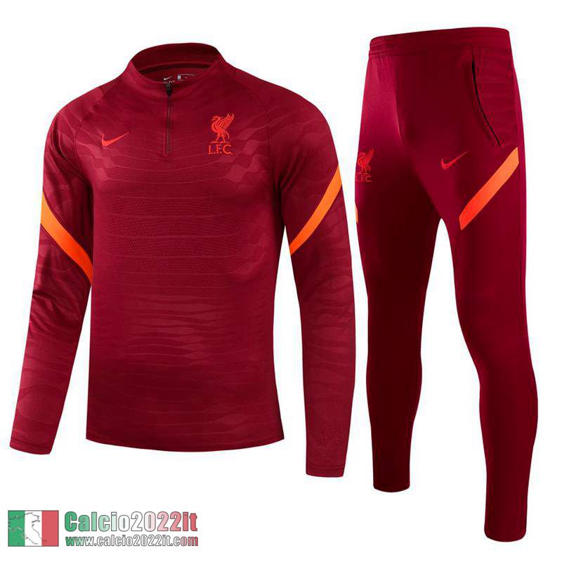 Liverpool Tuta Calcio Bambini rosso 2021 2022 TK09