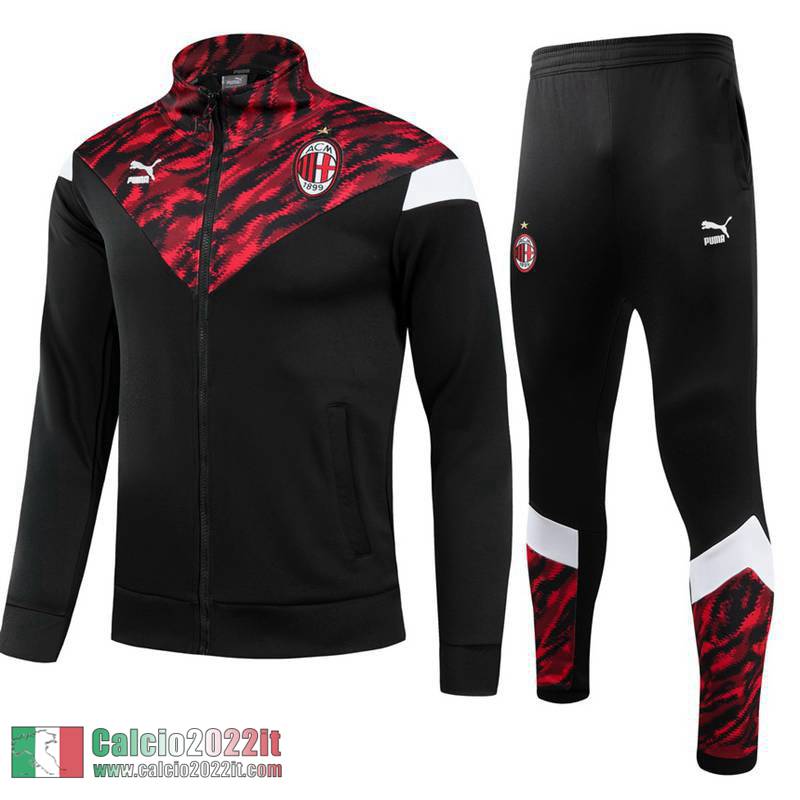 AC Milan Full-Zip Giacca Bambini nero 2021 2022 TK22