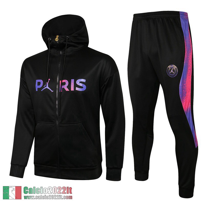 PSG Paris Full-Zip Giacca Cappuccio Bambini colore 2021 2022 TK29