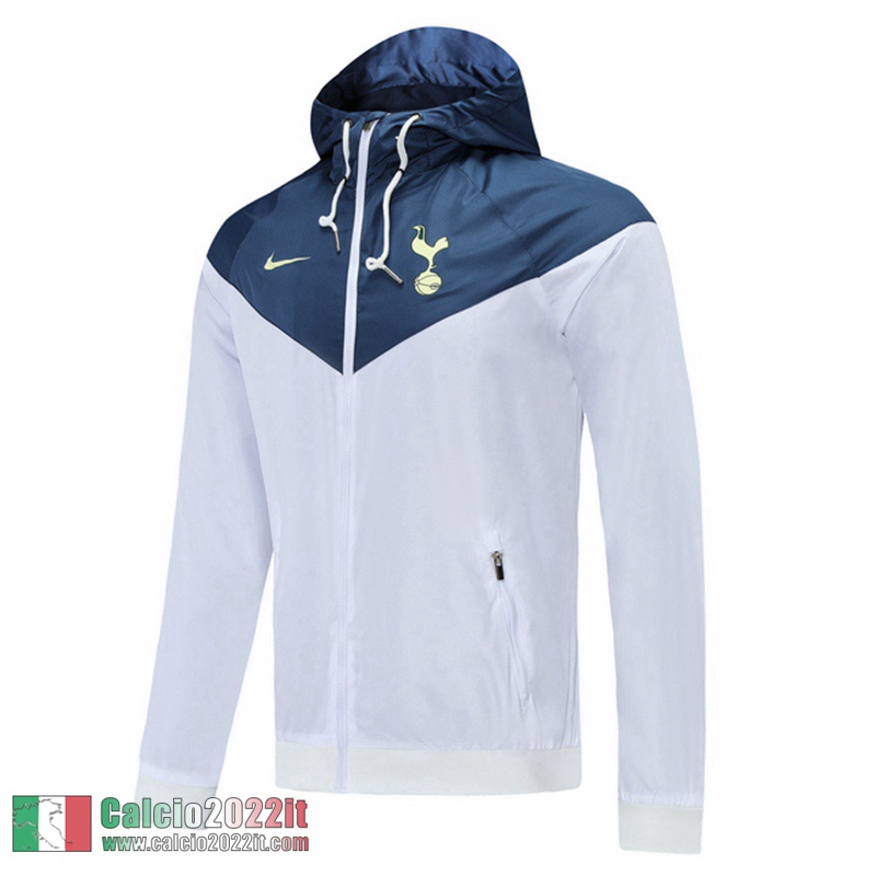 Tottenham Hotspur Giacca A Vento Cappuccio Bambini bianca 2021 2022 WK17