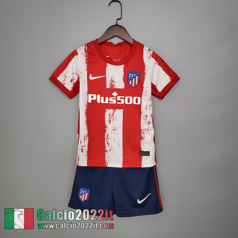 Prima Atletico Madrid Maglia Calcio Bambini 2021 2022