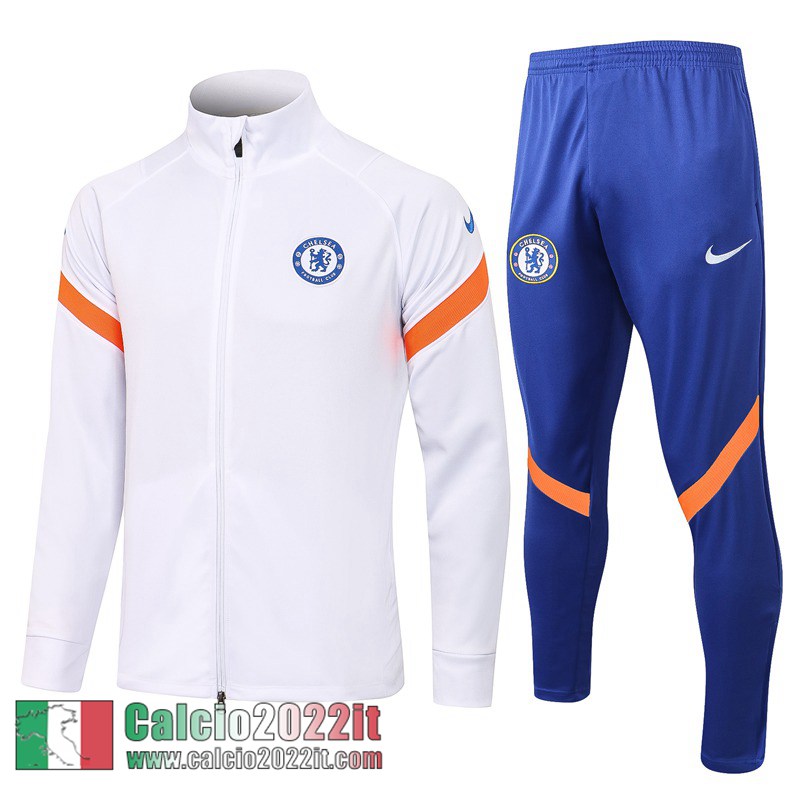 Chelsea Full-Zip Giacca Uomo bianca JK65 2021 2022