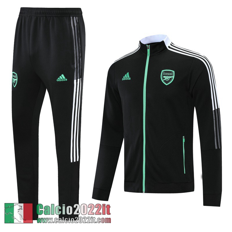 Arsenal Full-Zip Giacca Uomo nero JK74 2021 2022