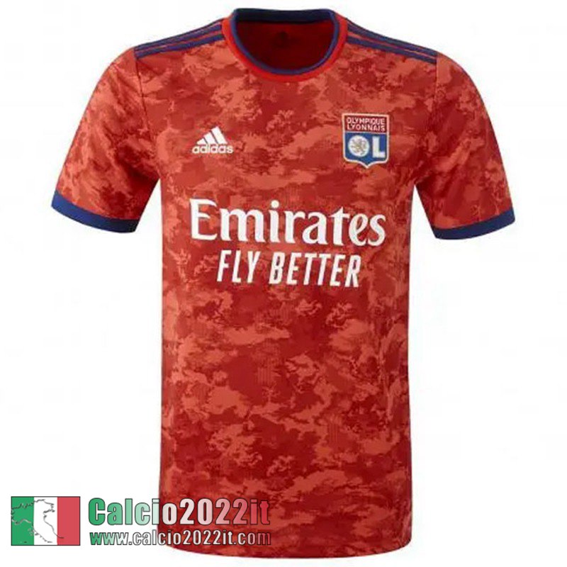 Seconda Olympique Lione Maglia Calcio Uomo 2021 2022