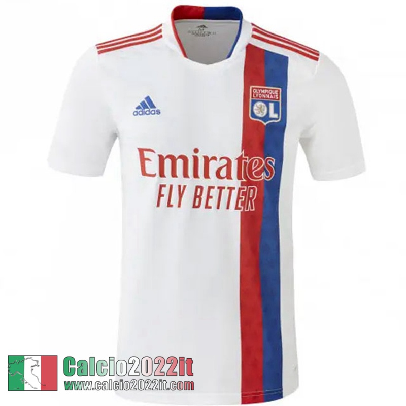 Prima Olympique Lione Maglia Calcio Uomo 2021 2022