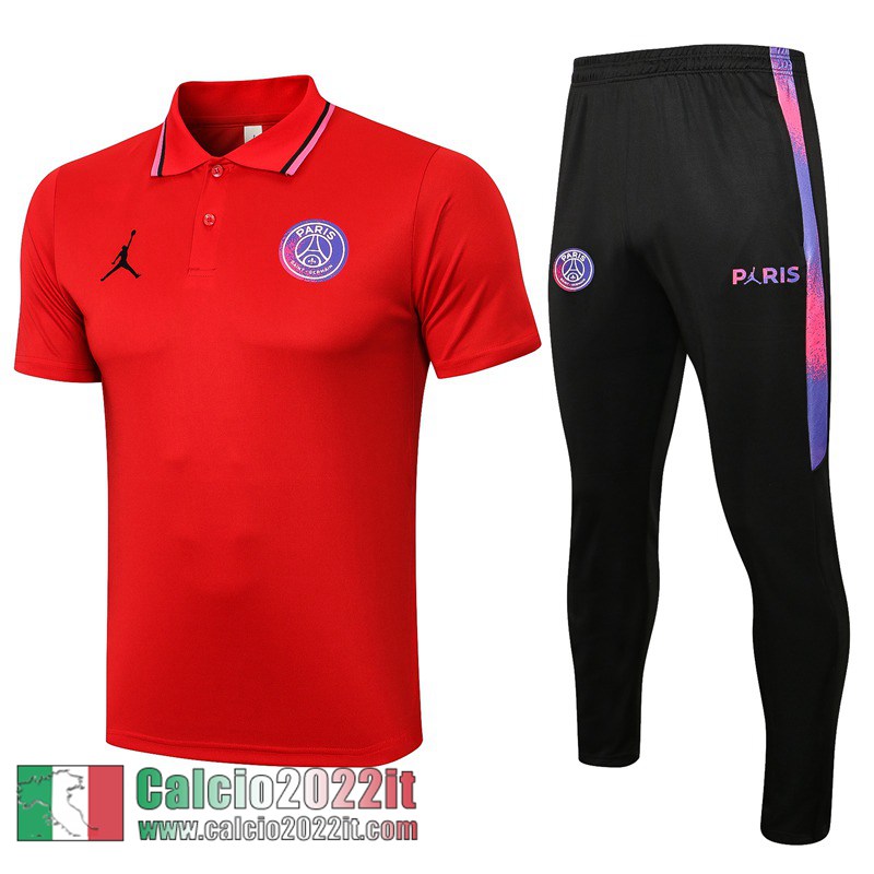 PSG Maglia Polo Uomo rosso PL88 2021 2022