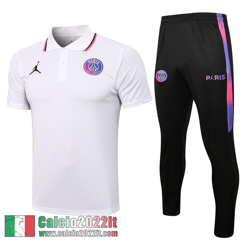 PSG Maglia Polo Uomo bianca PL90 2021 2022